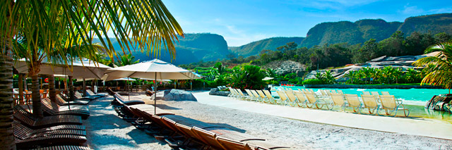 Praia do Hot Park em Goiás