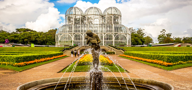 Jardim Botânico, em Curitiba.