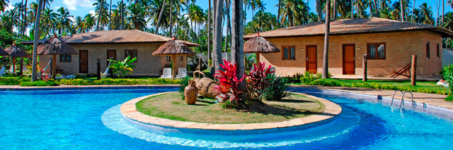 Piscina com 400 metros, a maior do Nordeste, no Grand Oca Maragogi
