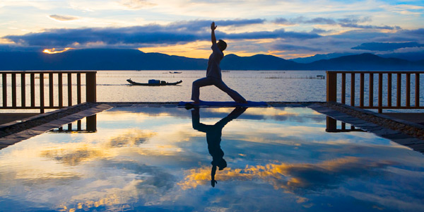 Yoga no Vedana Lagoon: incomparável!