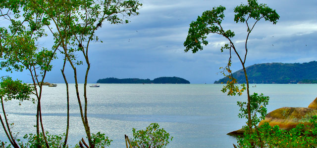 Praia do Jabaquara, uma das praias de Paraty