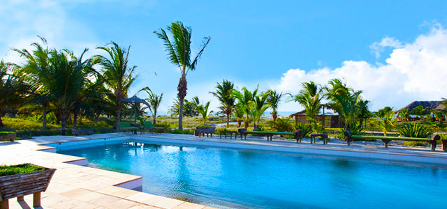 Piscina do hotel Rancho do Peixe