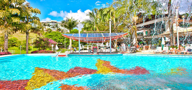 Sol, água e tranquilidade no Fazzenda Park Hotel