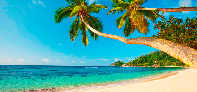 Baía Lazare, uma das praias mais belas da ilha de Seychelles