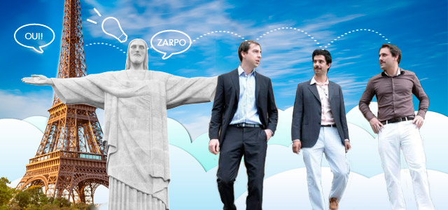 A proposta do Zarpo veio da França junto com os 3 sócios Alexis Manach, Eloi Déchery e Numa Sales de Paiva