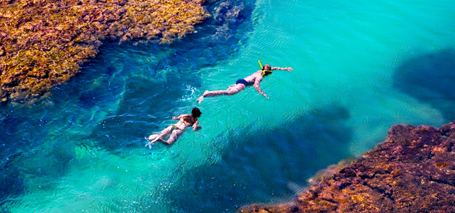 Arrecifes para explorar na Península de Maraú