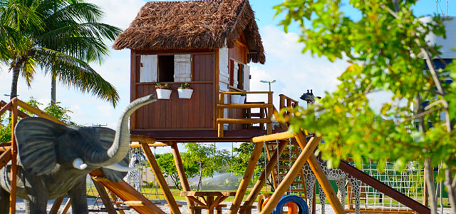 Confira a espetacular área de lazer do Mussulo Resort.