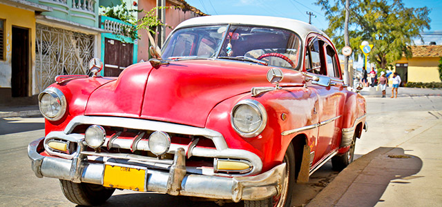 Automóveis clássicos em Cuba!