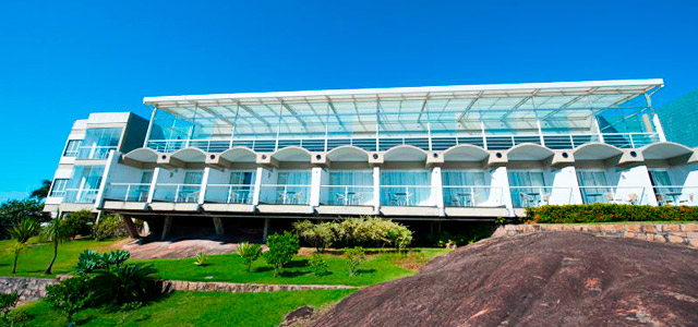 Fachada do Hotel Senac Ilha do Boi