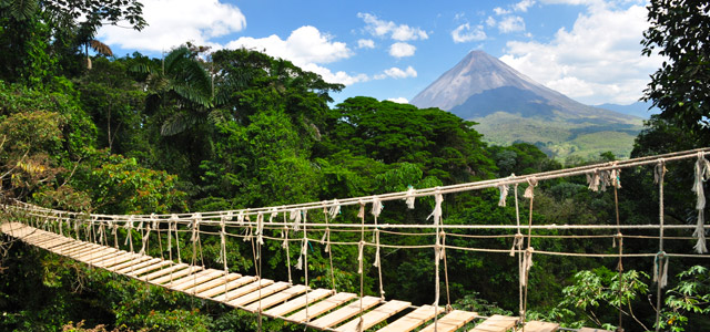 As paisagens lindas da Costa Rica