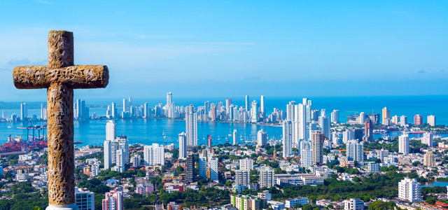 Vista aérea de Cartagena