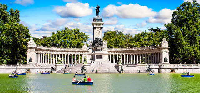 Parque do Retiro em Madri