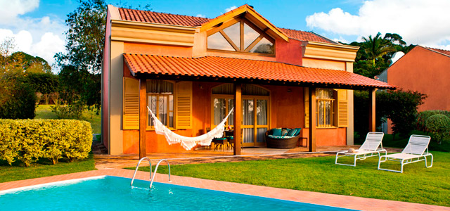 O Loft do Hotel Villa Rossa possui piscina privativa
