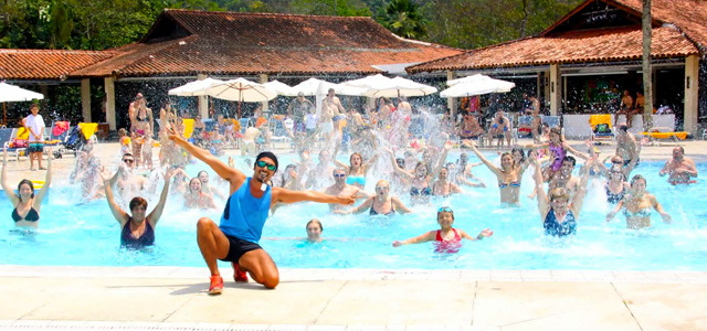 Atividades interativas no Club Med Rio das Pedras