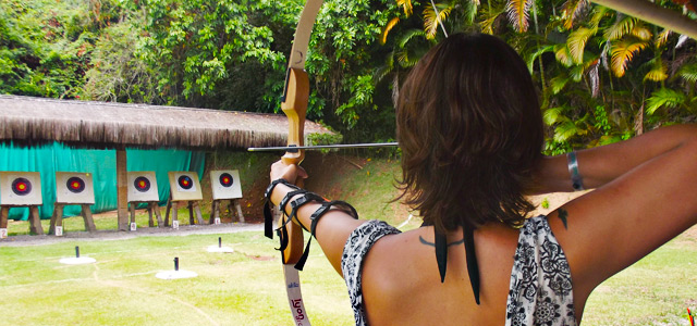 Arco e Flecha no Club Med Rio das Pedras