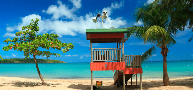 Fajardo, praia de Porto Rico