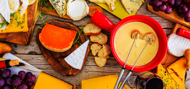 Fondue, queijos, vinho..culinária em Teresópolis