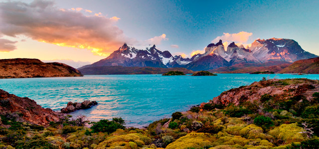 A beleza da Patagônia no versão e no inverno