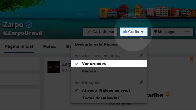 mudanças no Facebook