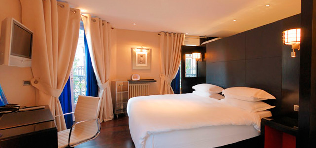 Decoração sofisticada do Mon Hotel garantirá uma lua de mel em Paris perfeita!