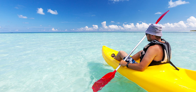 Banana bolt, windsurf, jetski...coisas para fazer não faltarão nas Ilhas Maldivas