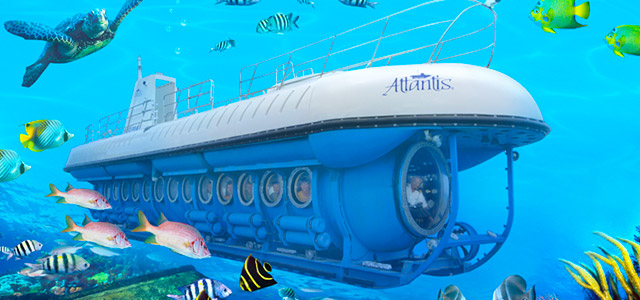 Passeio no Atlantis Submarine, Barbados