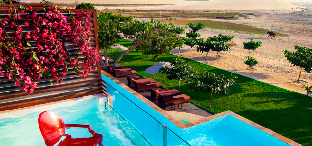No Essenza Hotel você poderá curtir a vista da duna