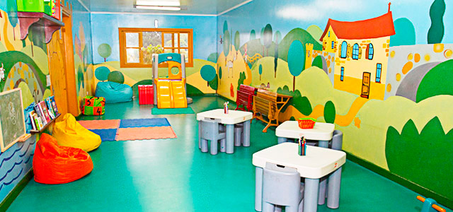 Kids Club para os pequeninos no Hotel Villa Rossa