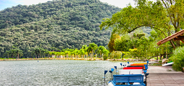 Lago no Fazzenda Park Hotel: diversão garantida