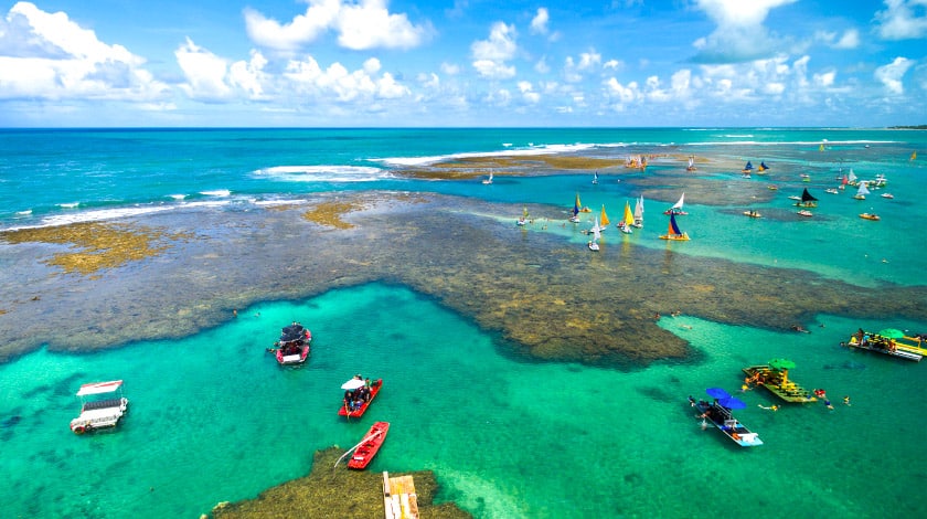 Piscinas naturais de Porto de Galinhas
