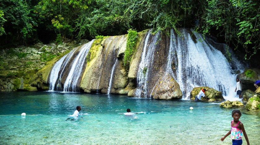 Island Gully Falls﻿ - Jamaica