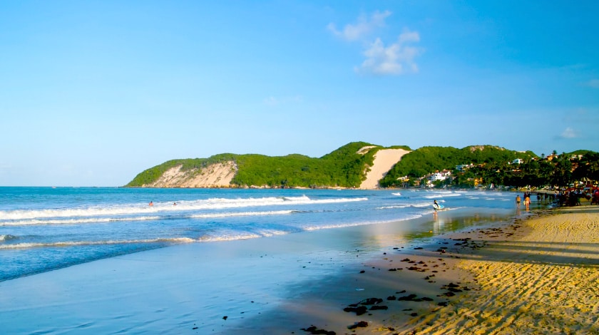 Praia de Ponta Negra em Natal, no Rio Grande do Norte