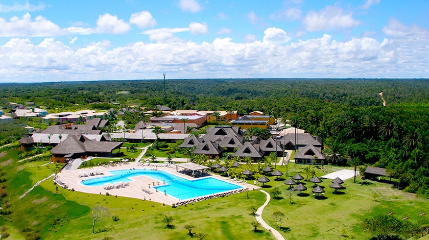 Vista geral do Club Med Trancoso, na Bahia
