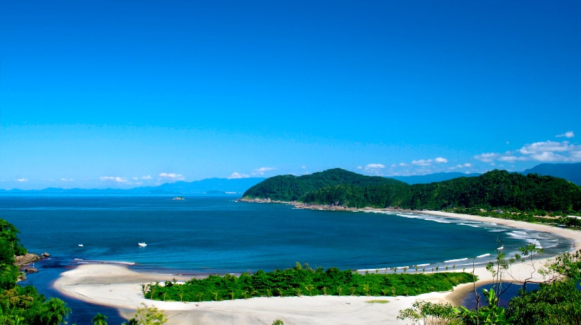 Praia Barra do Una , em São Sebastião