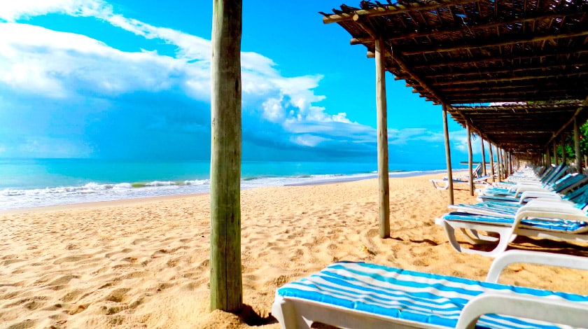 Praia do Club Med Trancoso, resort All-Inclusive no Nordeste