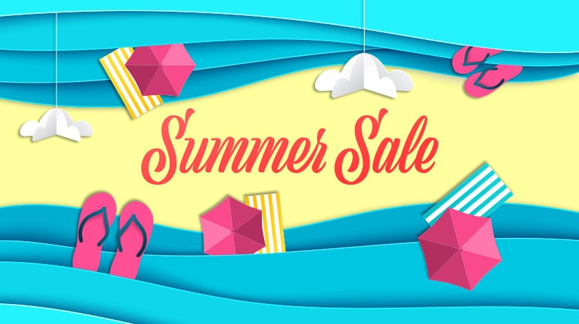 Banner promocional Summer Sale