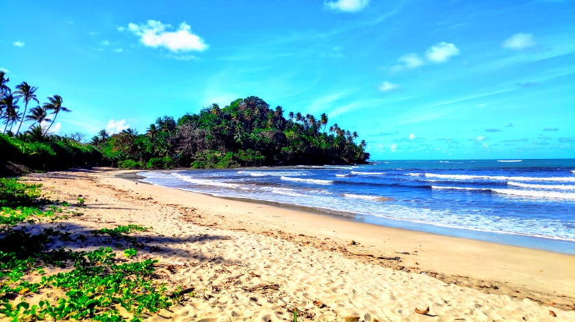 Praia da Ilha de Boipeba, na Bahia