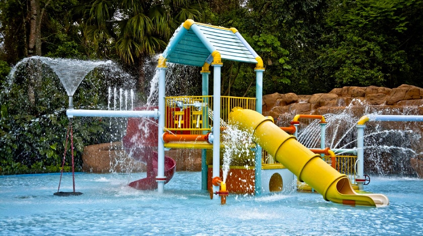 Playground aquático do Bourbon Cataratas Resort