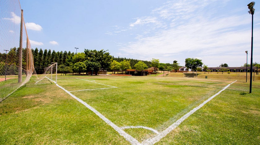 Campo de futebol no Blue Tree Thermas