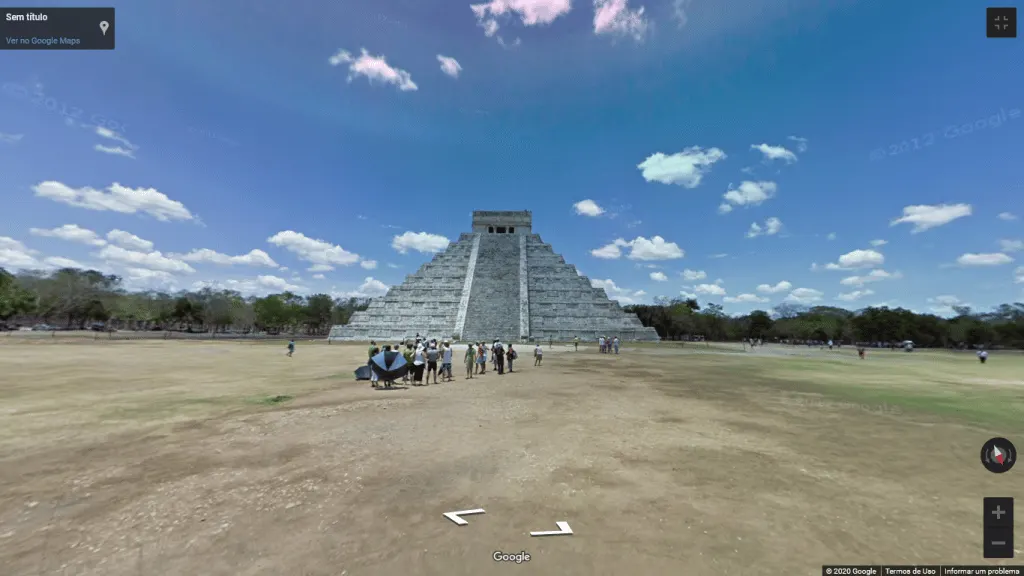 Street View de Chichén Itzá, no México