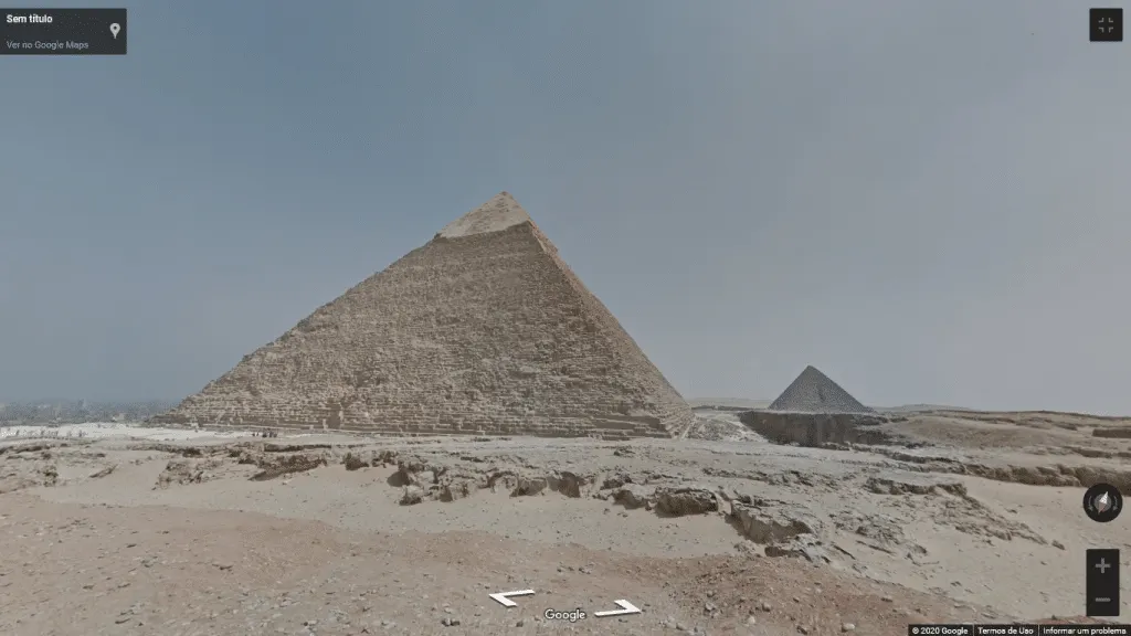 Street View das Pirâmides do Egito