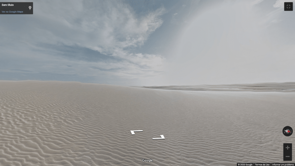 Street View das dunas dos Lençóis Maranhenses