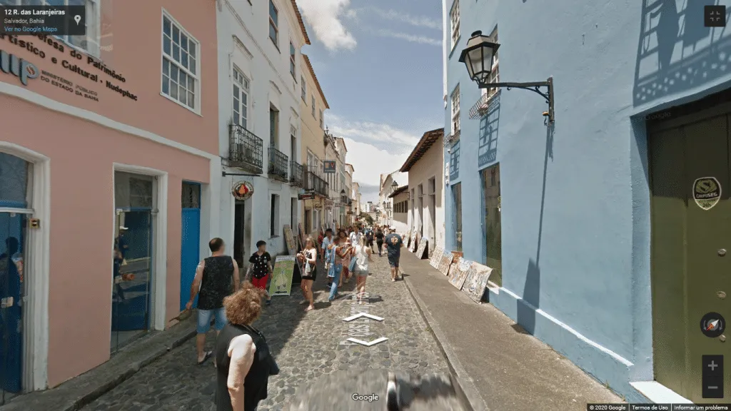Street View do Pelourinho, em Salvador