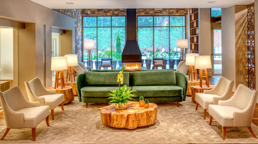 Sala de estar do Wyndham Gramado Resort 