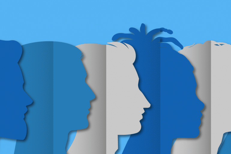 Novembro Azul: mês da saúde do homem e prevenção do câncer de próstata Imagem de desenho azul de homens.