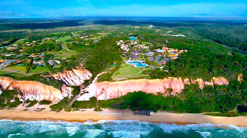 Vista geral do Club Med Trancoso, na Bahia