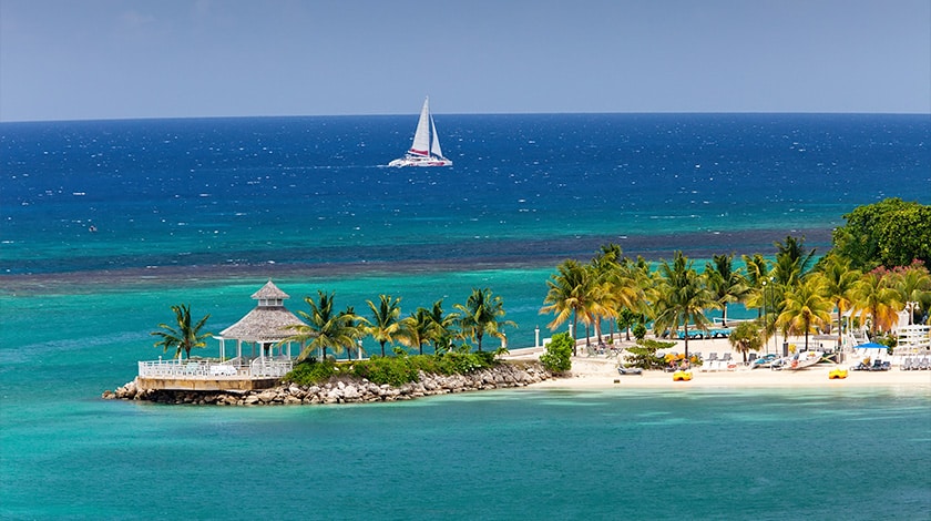 Praias em Oracabessa, na Jamaica.