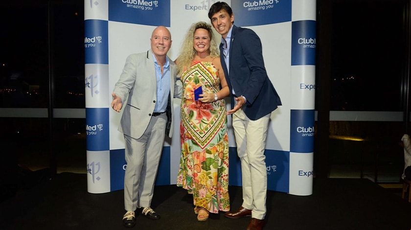 Imagem da premiação no Club Med Lake Paradise, em Mogi das Cruzes, interior de São Paulo.