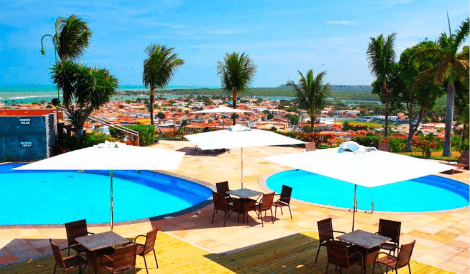 Piscinas do Porto Seguro Eco Bahia Hotel, na Bahia.