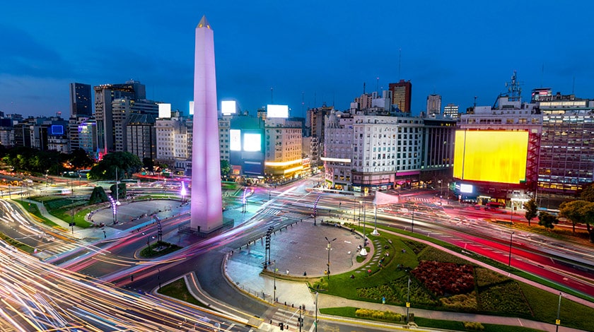 Obelisco de Buenos Aires, na Argentina